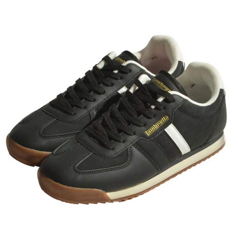 Lambretta Mens Diego Sneakers / Black/White
